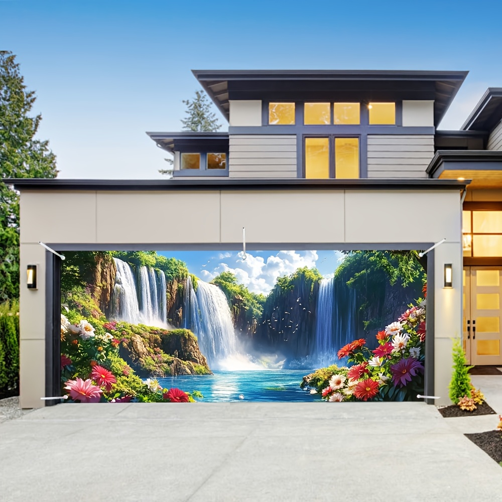 Outdoor Power Garage - Elegante banner de porta de garagem