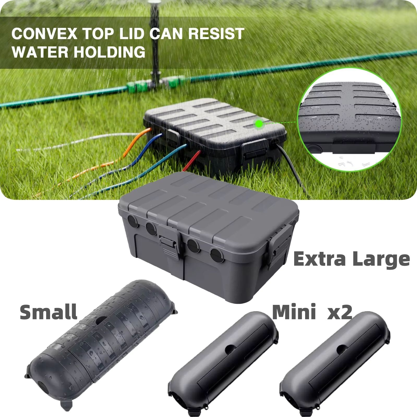 Outdoor Power Extension Cord - Caixas Elétricas Externas Grandes à Prova