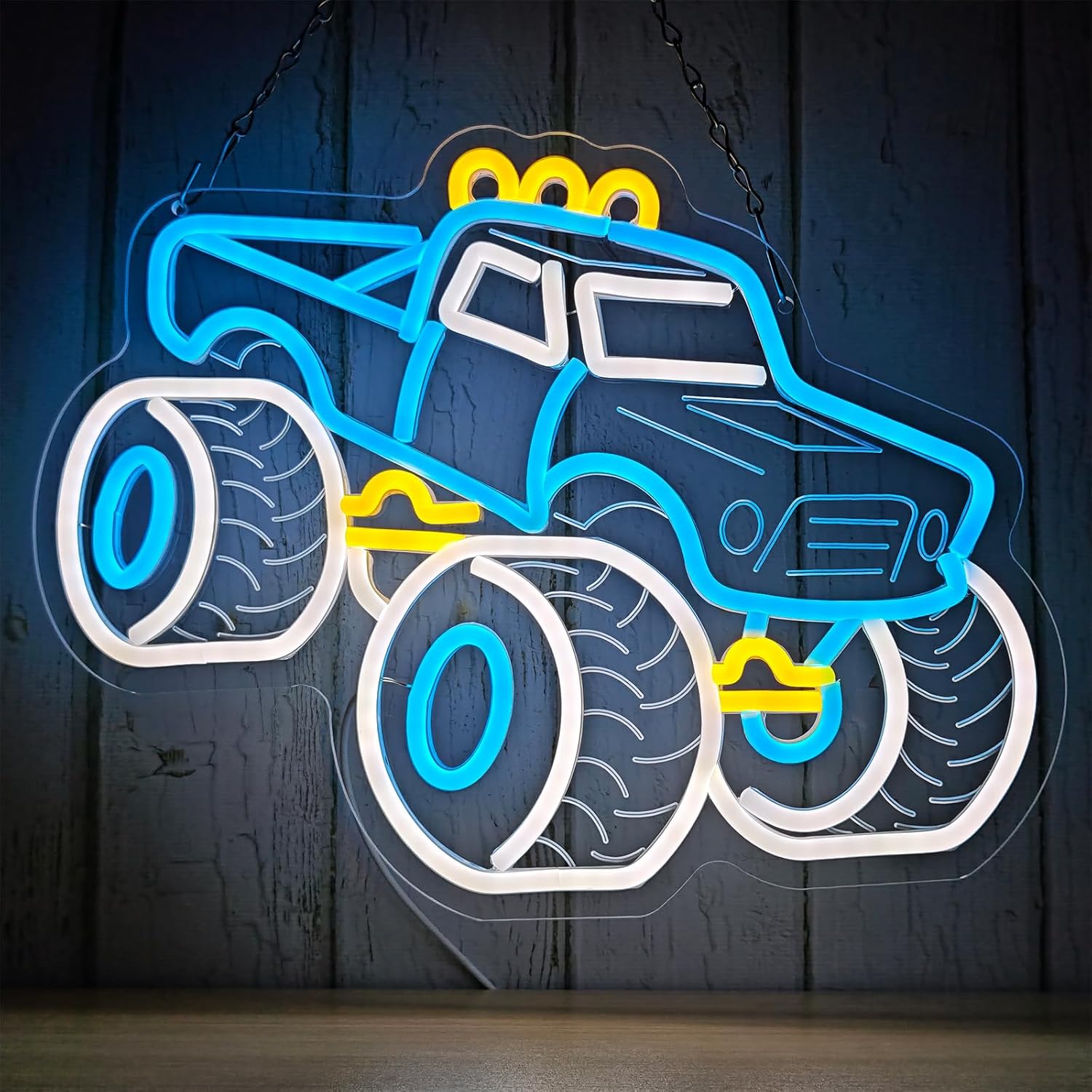 Outdoor Power Garage - ﻿ Letreiro Neon de Caminhão com