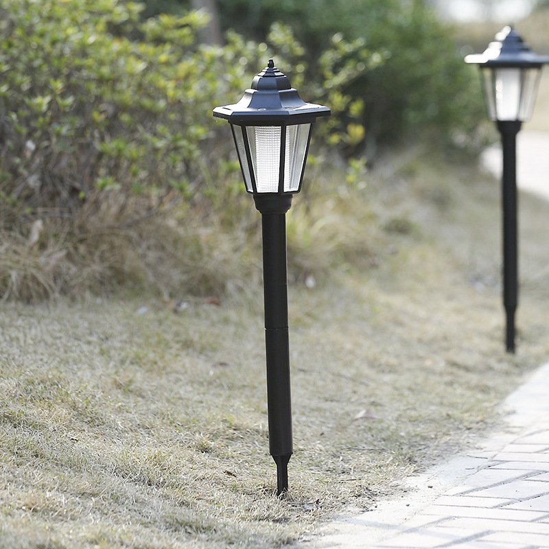 Outdoor Power Outlet Solar - Caminho de luzes exteriores solares, iluminação