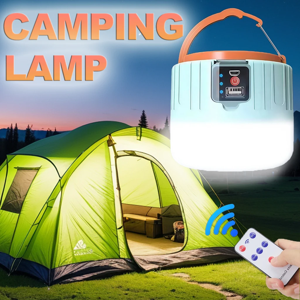 Outdoor Power Works - Lanterna de acampamento solar recarregável led