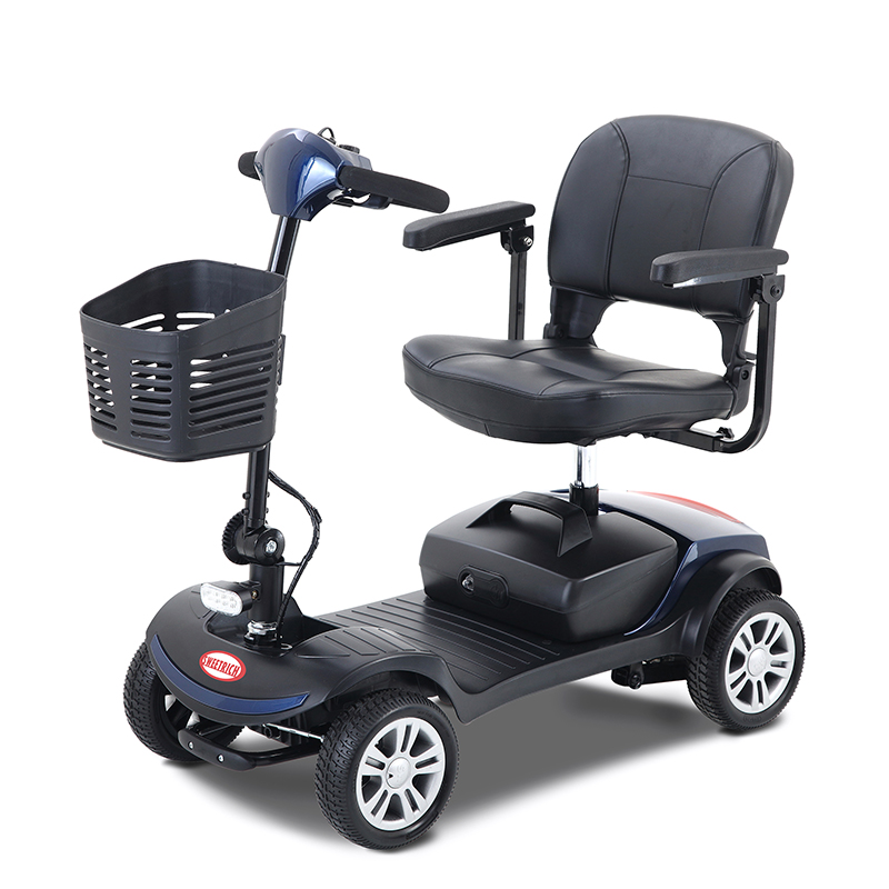Outdoor Power Wheelchair - Poderosa Scooter Elétrica Dobrável para Uso