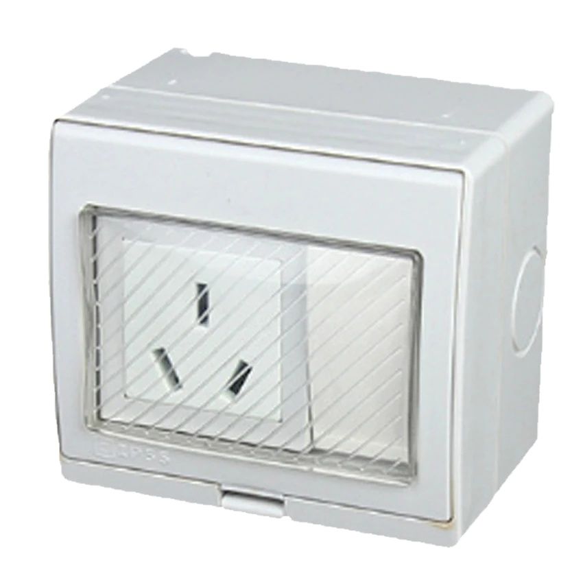 Outdoor Power Outlet Extension - Tomada de parede ip55 à prova