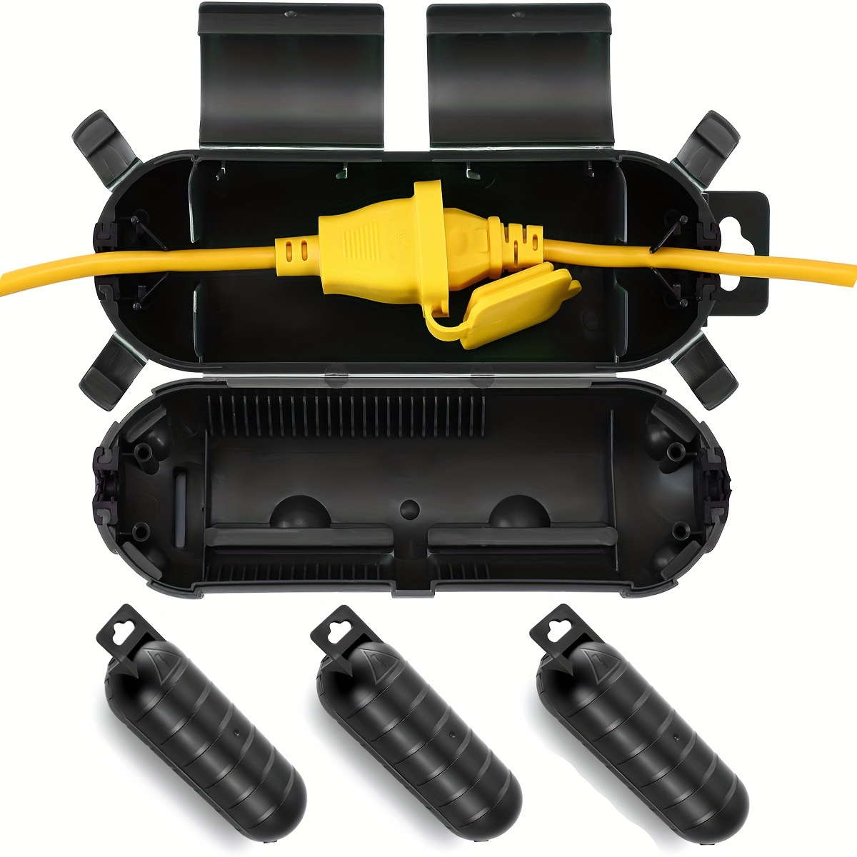 Outdoor Power Extension Cord - Cabo de extensão plug conexão capa