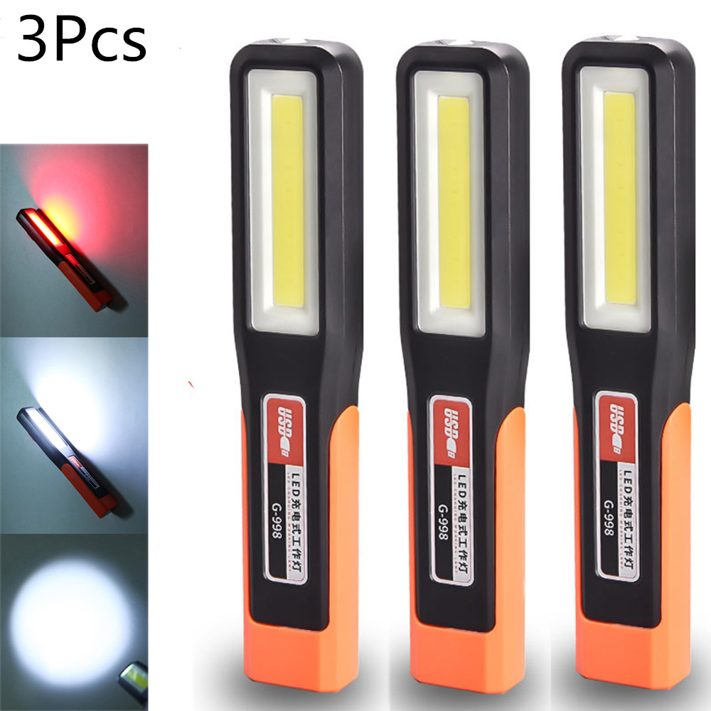 Outdoor Power Garage - 3 pçs poderosa cob led luz