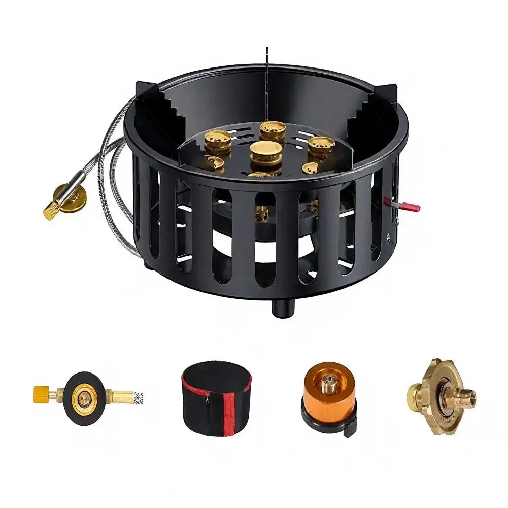 Outdoor Power 'Hose' - 21000w 7-core fogão de acampamento queimador