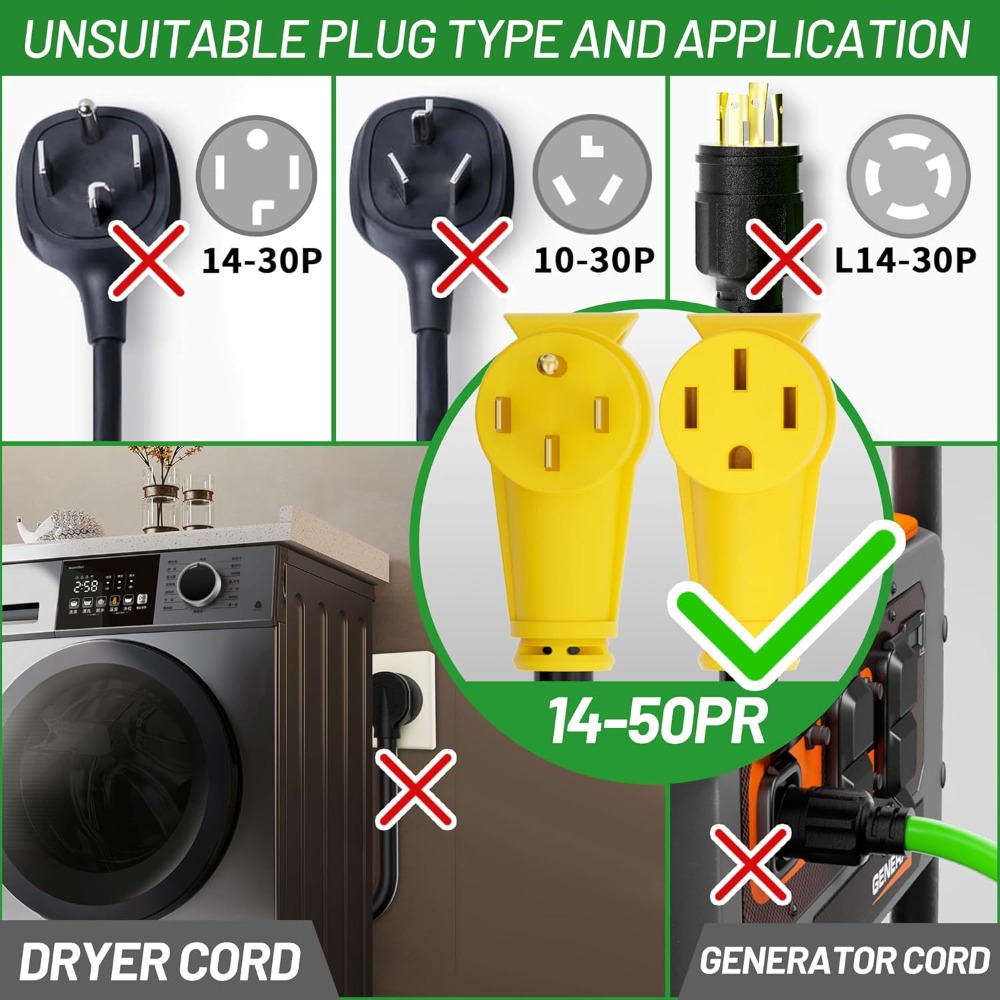 Outdoor Power Extension Cord - Cabo de Extensão de Alta Qualidade