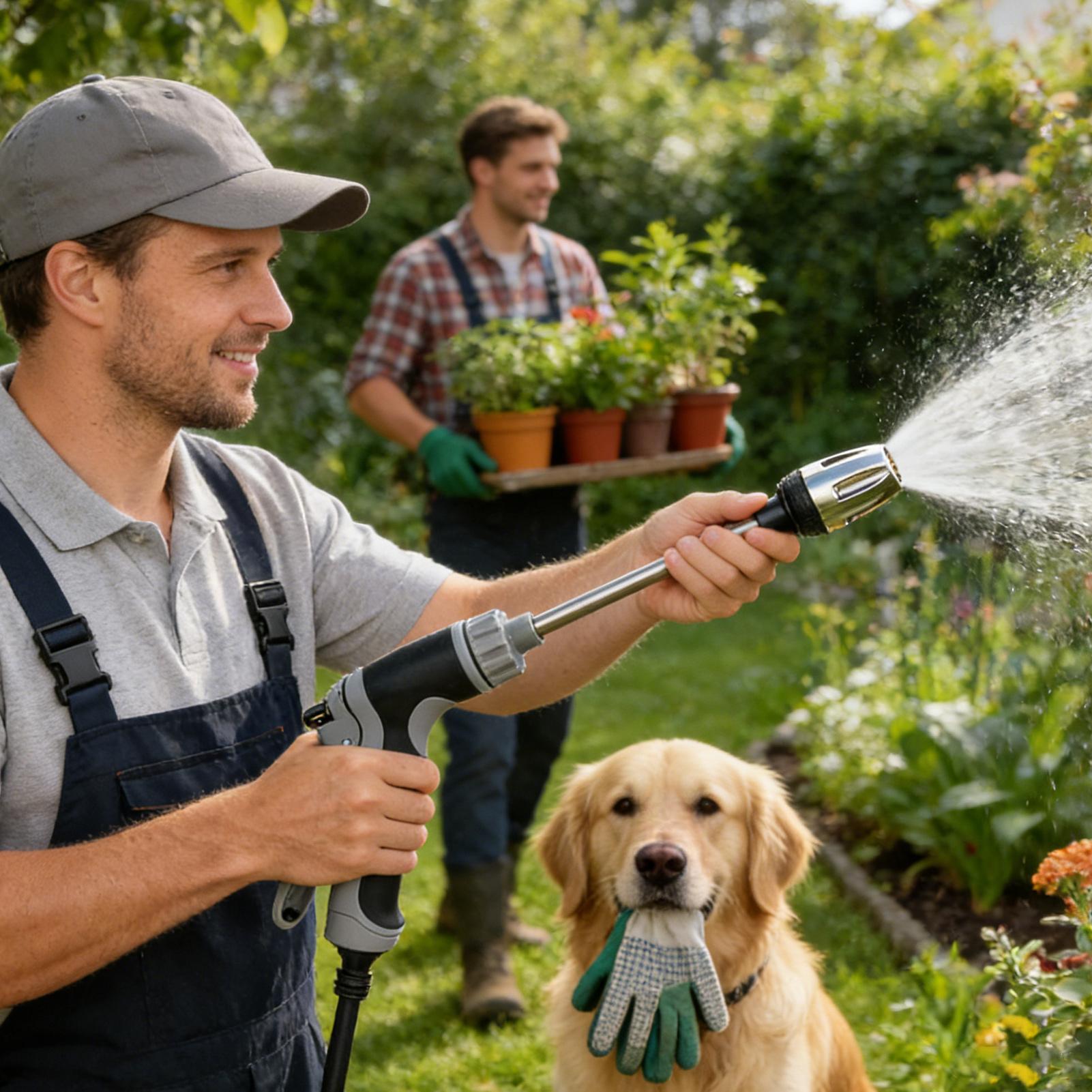 Bico de pulverização rotativo  - Outdoor Power 'Hose' avaliação e preço