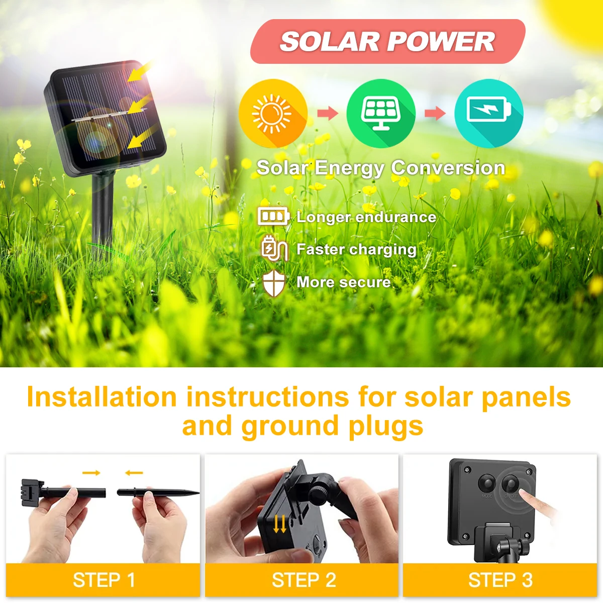 30 led solar bolha bola luzes  - Outdoor Power Outlet Solar avaliação e preço