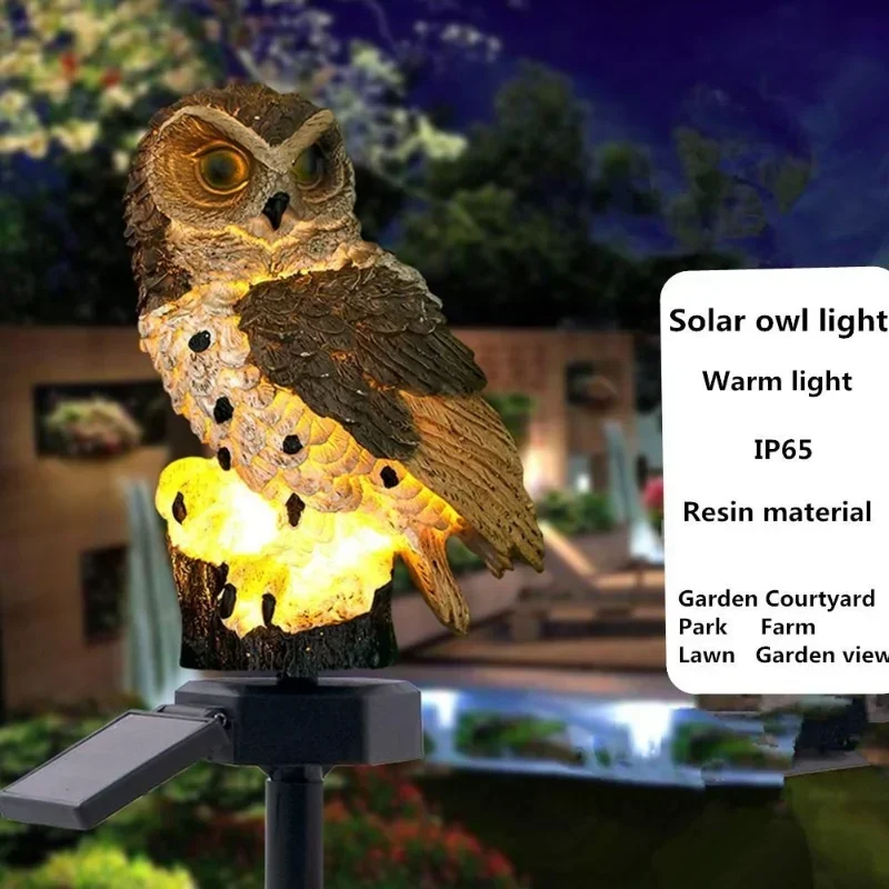 Coruja Solar Powered Lawn Floo - Outdoor Power Outlet Solar avaliação e preço