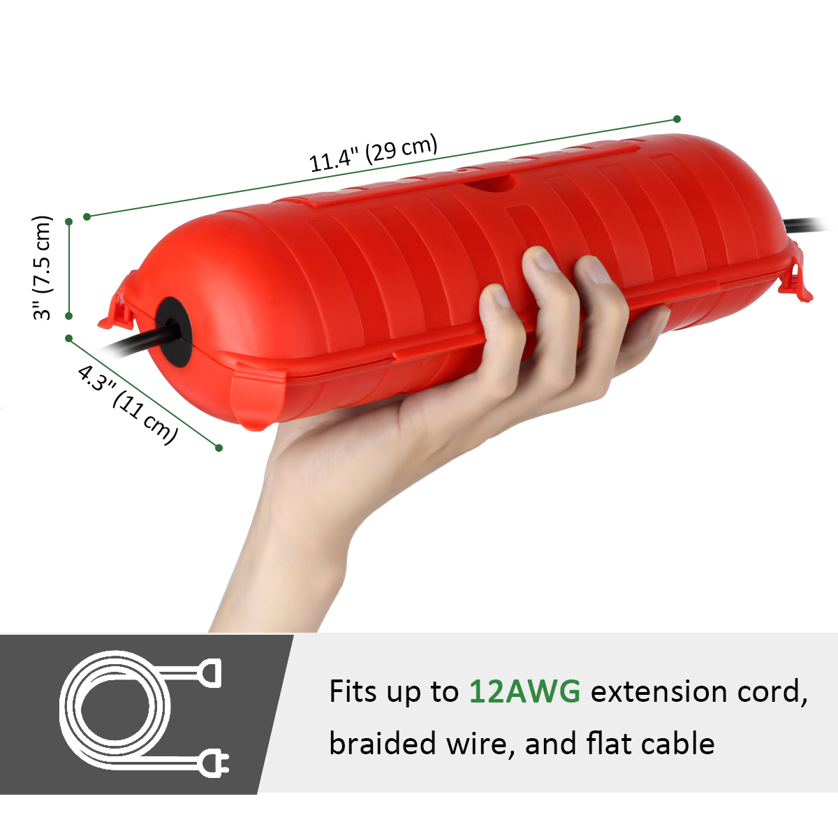 Caixa de Extensão de Energia à - Outdoor Power Outlet Extension avaliação e preço