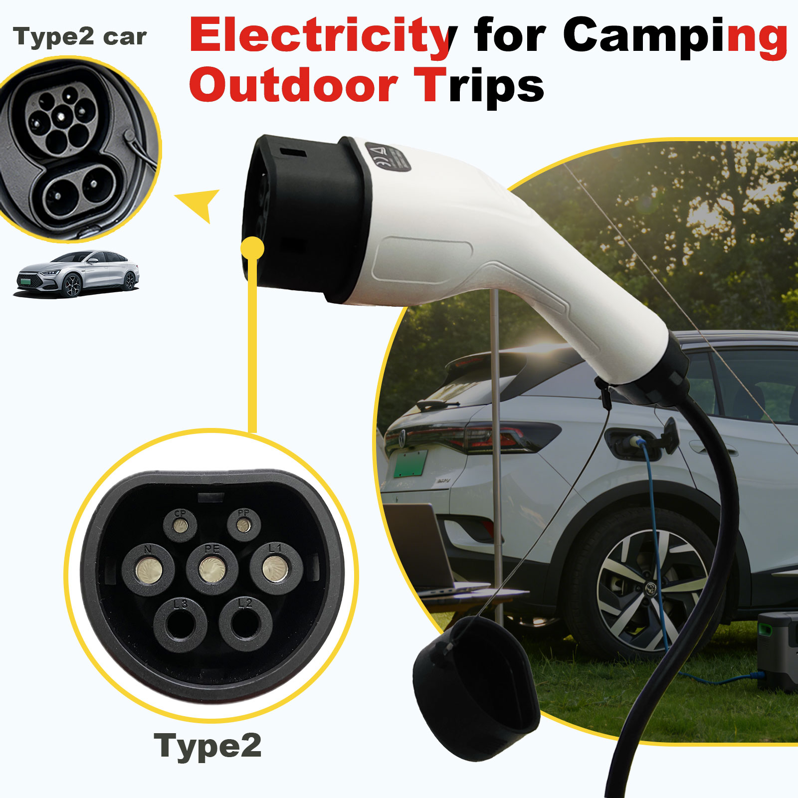 Adaptador de Descarga Tipo 2 V - Outdoor Power Outlet Extension avaliação e preço