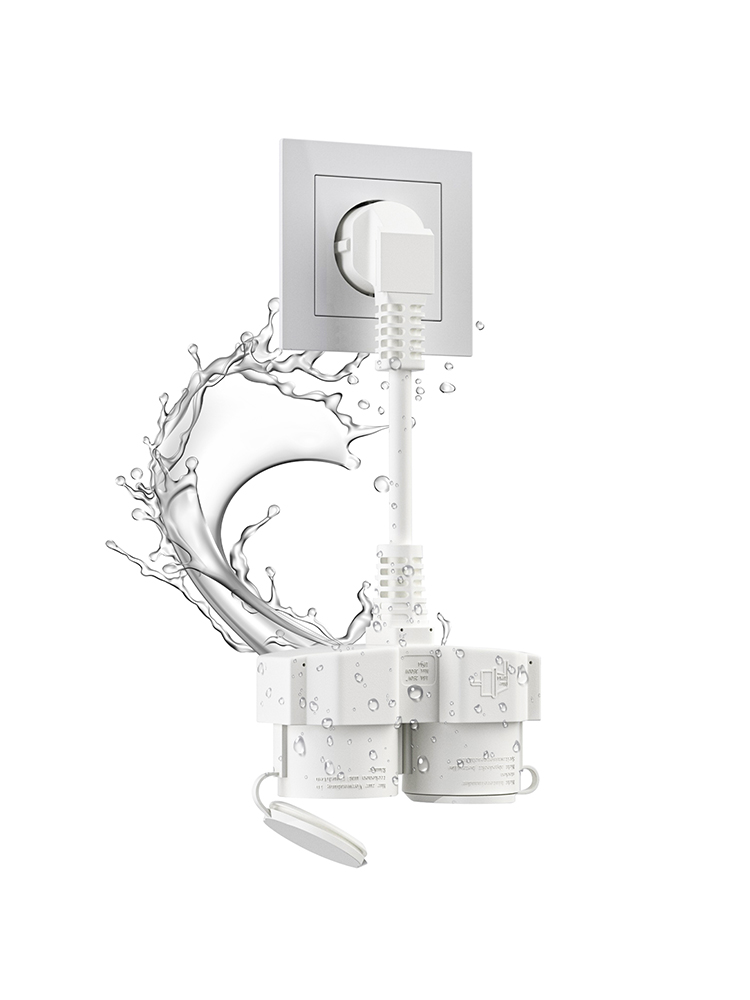 Cabo de Extensão EU com 2 Toma - Outdoor Power Extension Cord avaliação e preço
