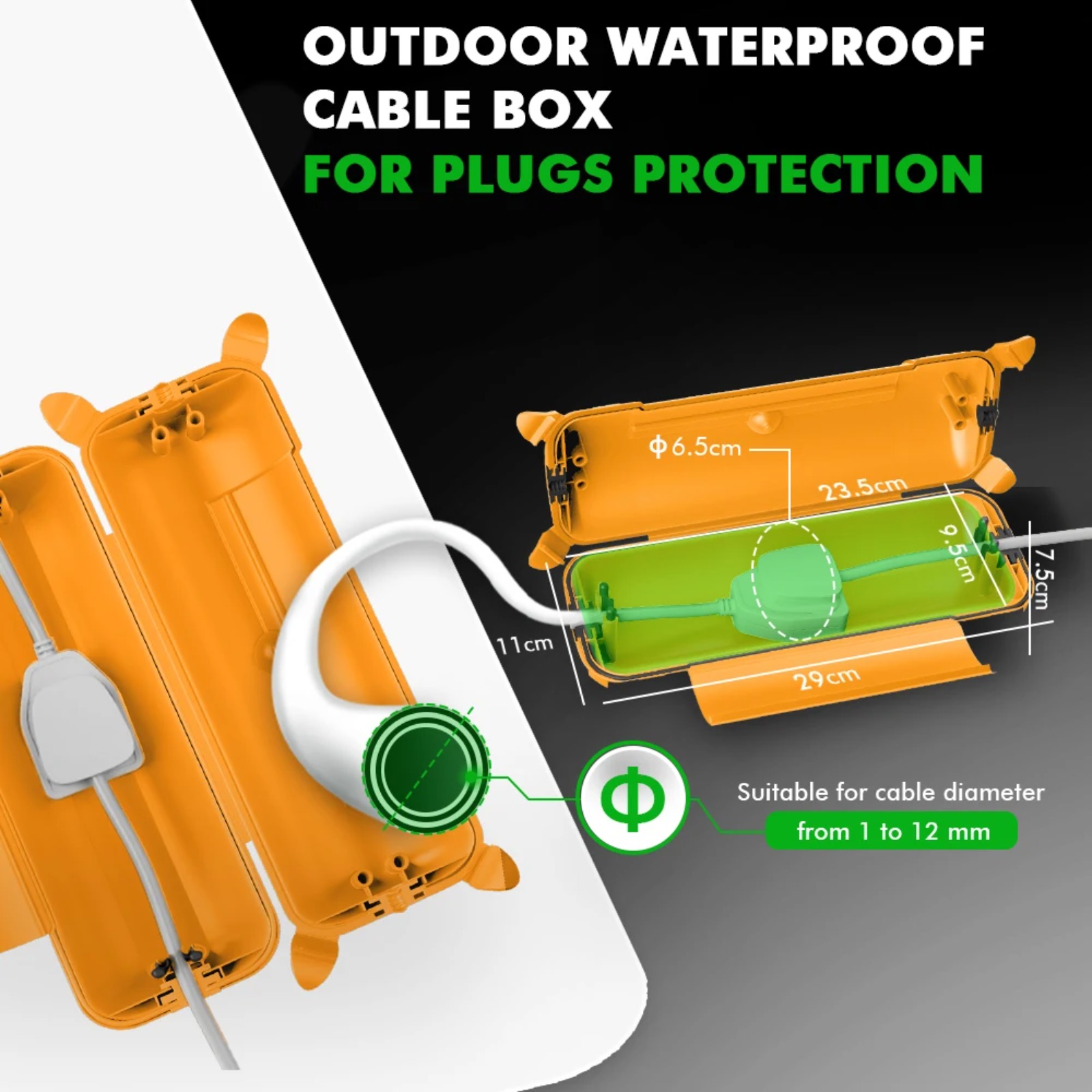Caixa de Proteção IP44 para Ex - Outdoor Power Extension Cord avaliação e preço
