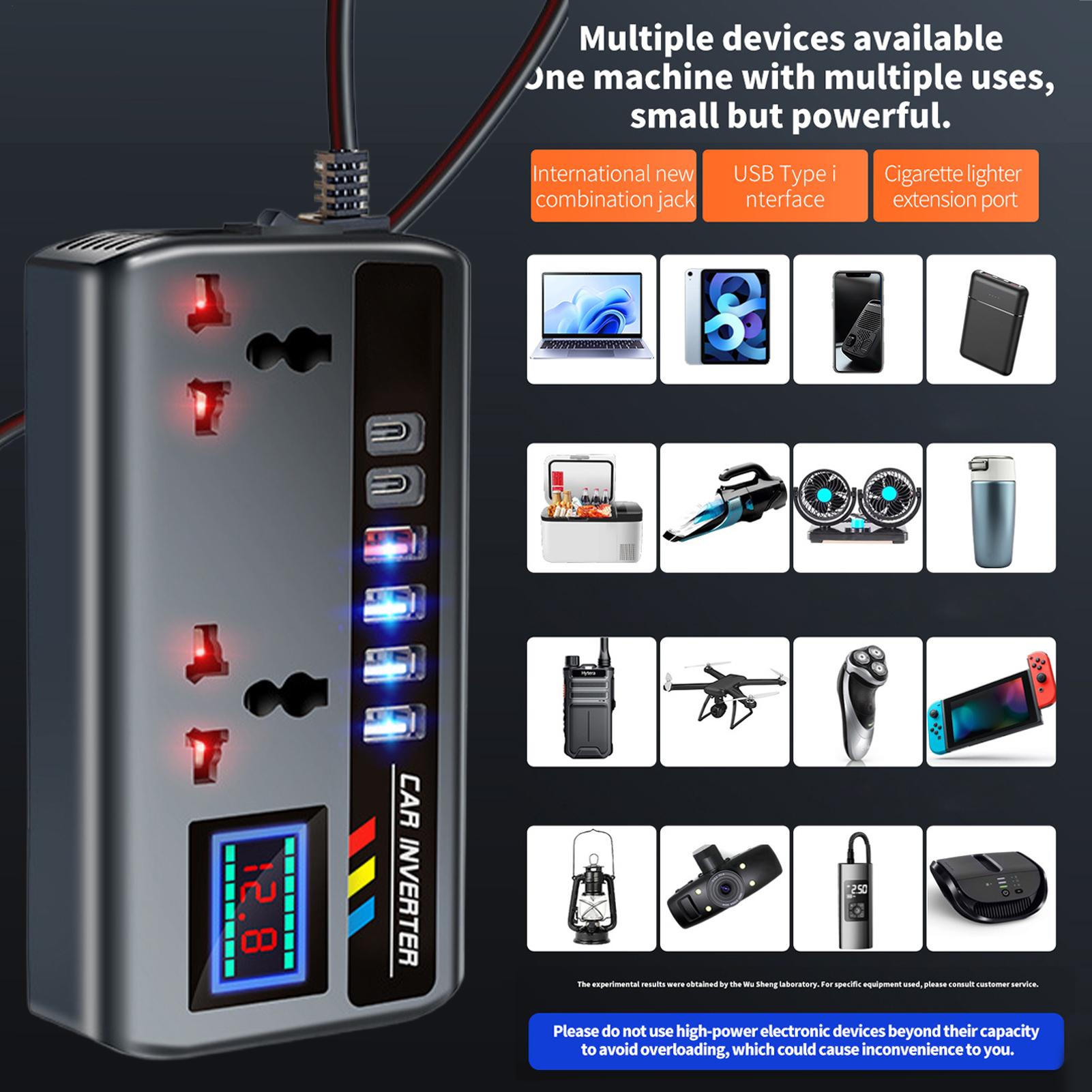 Inversor de Carro 12V/24V para - Outdoor Power Outlet Extension avaliação e preço
