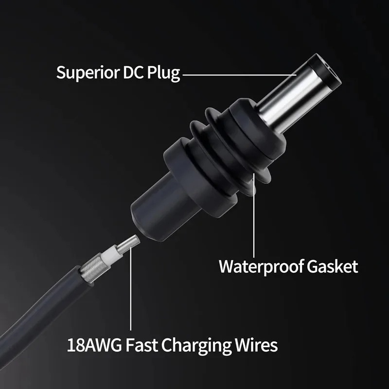 B04B Novo cabo de alimentação  - Outdoor Power Extension Cord avaliação e preço