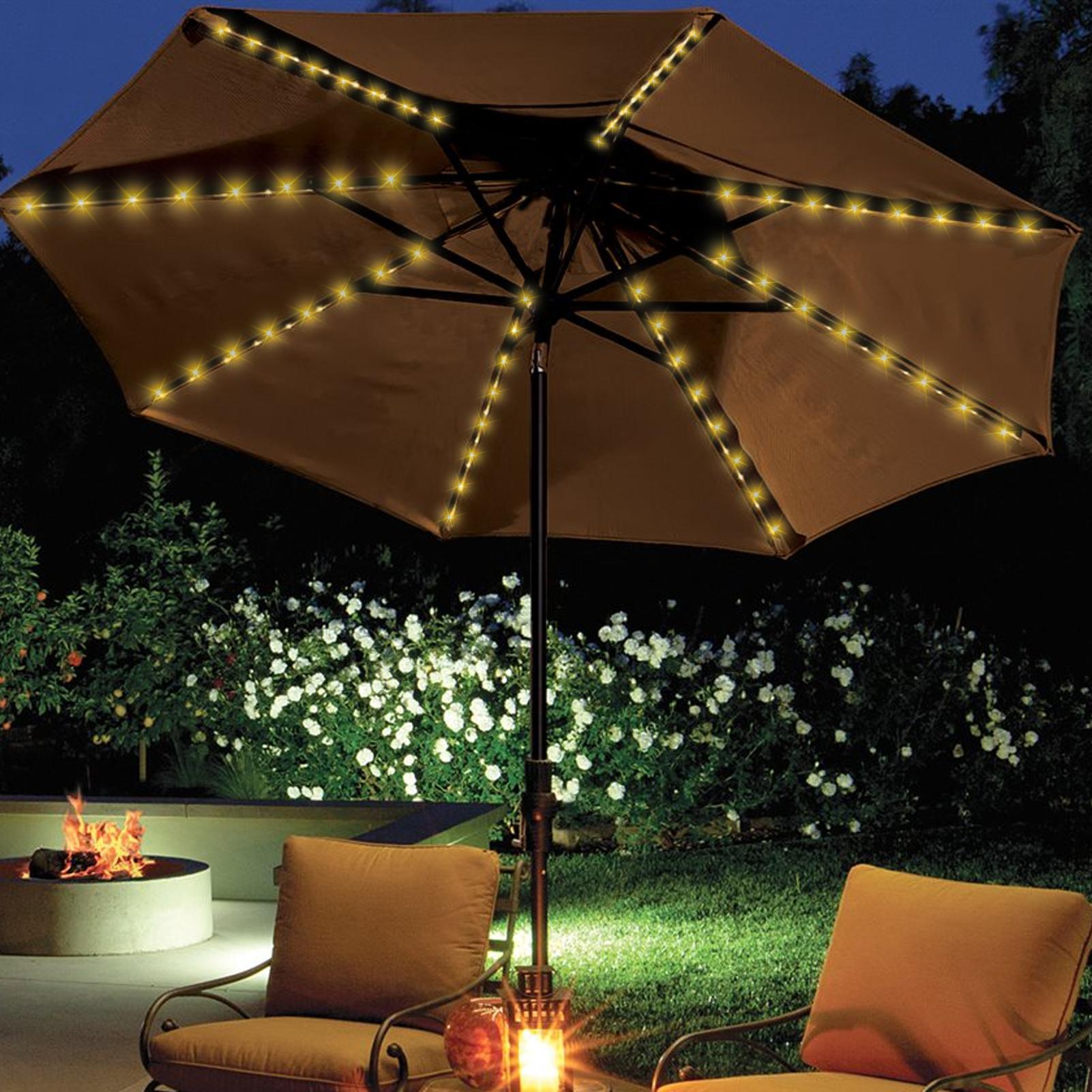 Luz de corda para guarda-sol c - Outdoor Power Outlet Solar avaliação e preço