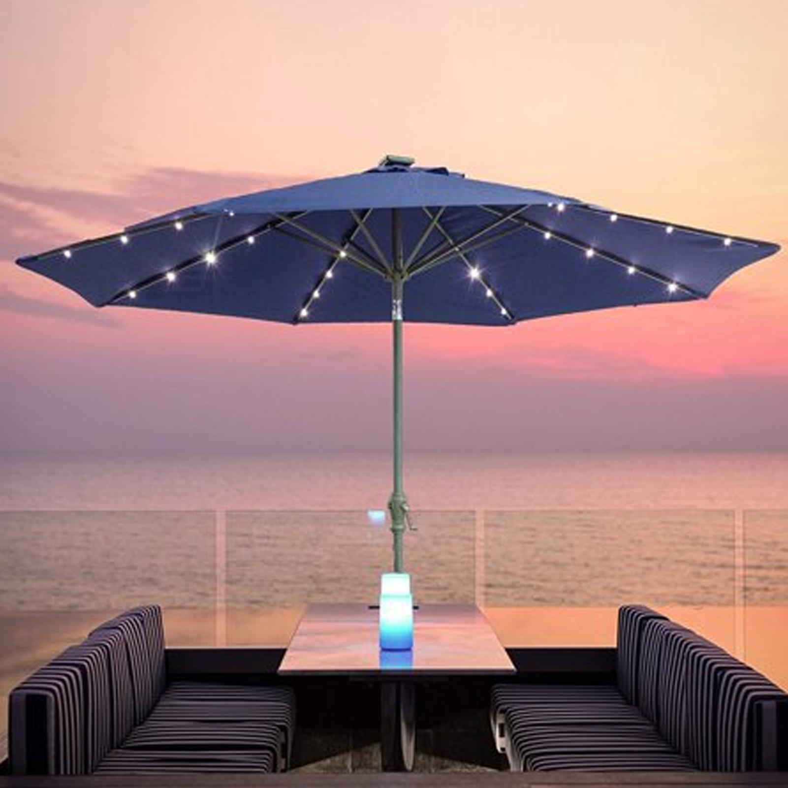 Luz de corda para guarda-sol c - Outdoor Power Outlet Solar avaliação e preço