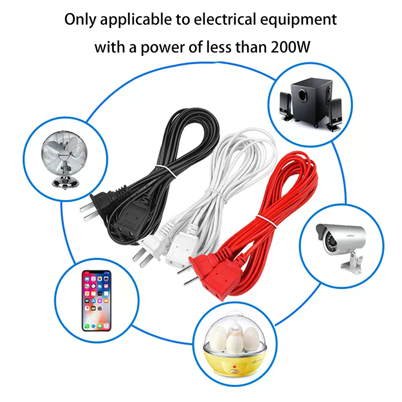 Cabo de alimentação ac branco  - Outdoor Power Extension Cord avaliação e preço