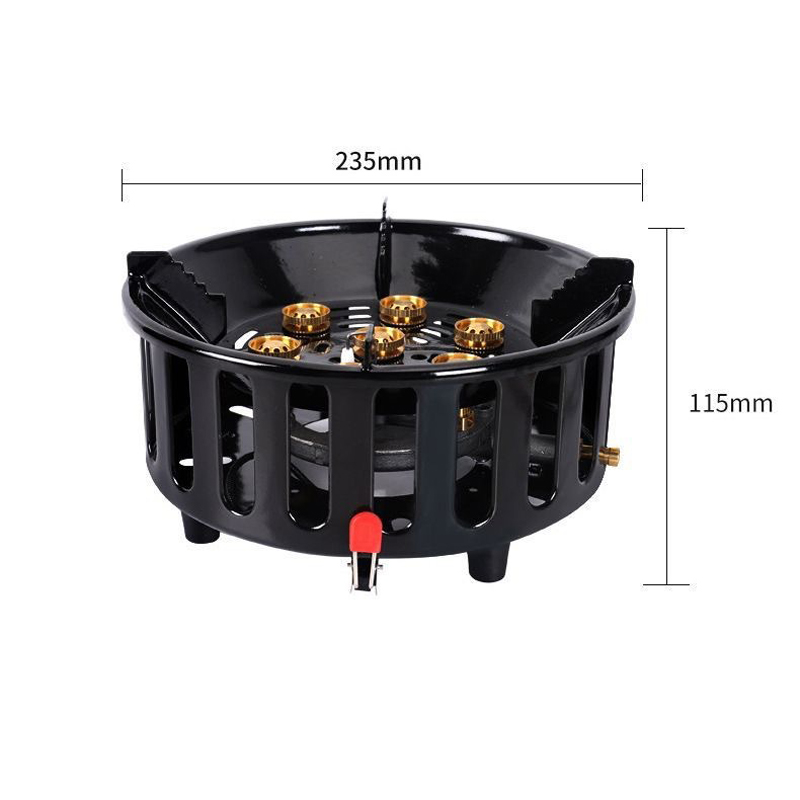21000w 7-core fogão de acampam - Outdoor Power 'Hose' avaliação e preço