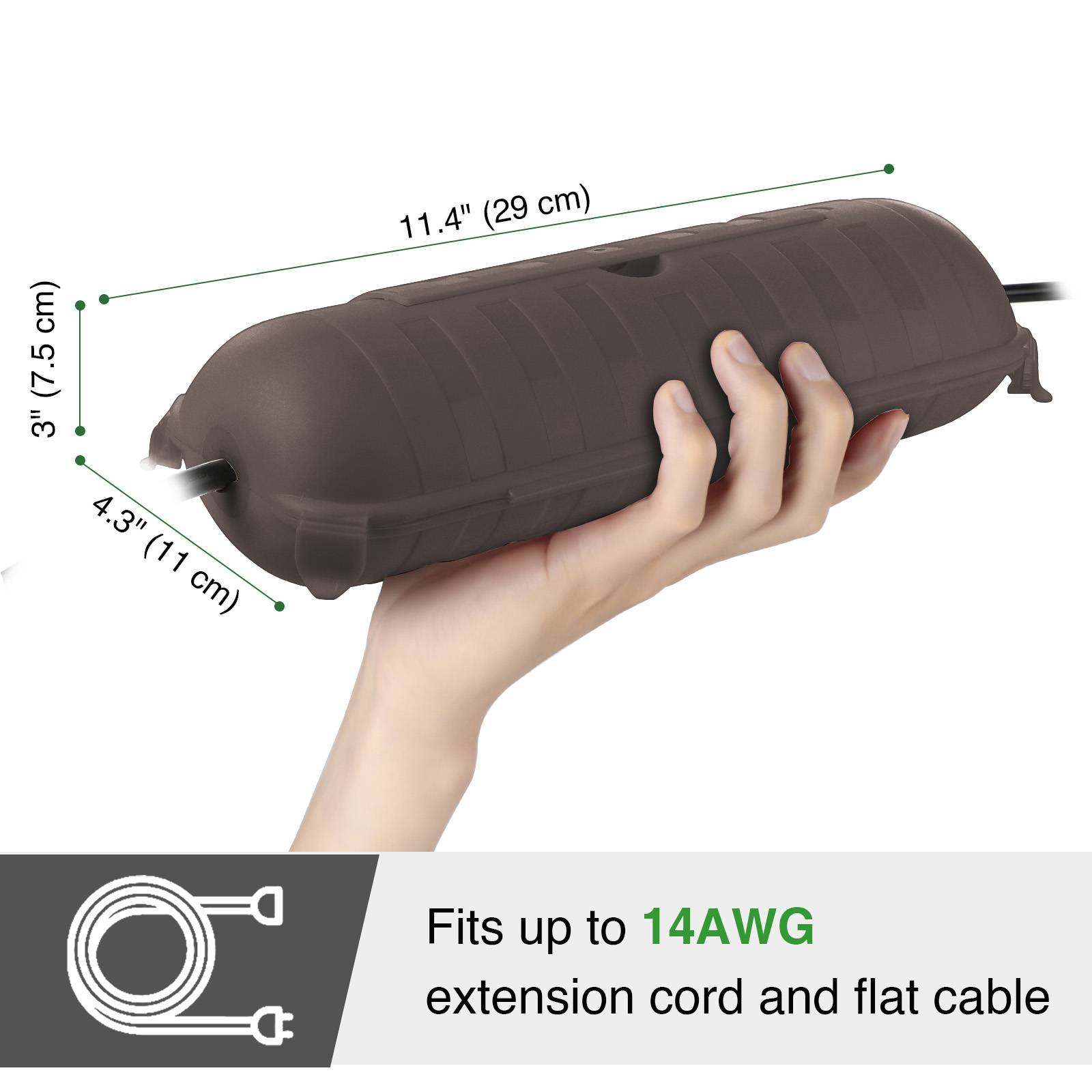 Capa para cabo de extensão ext - Outdoor Power Extension Cord avaliação e preço