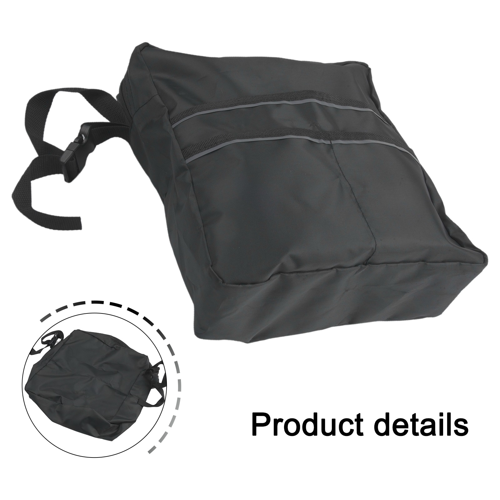 Bolsa preta para encosto de ca - Outdoor Power Wheelchair avaliação e preço